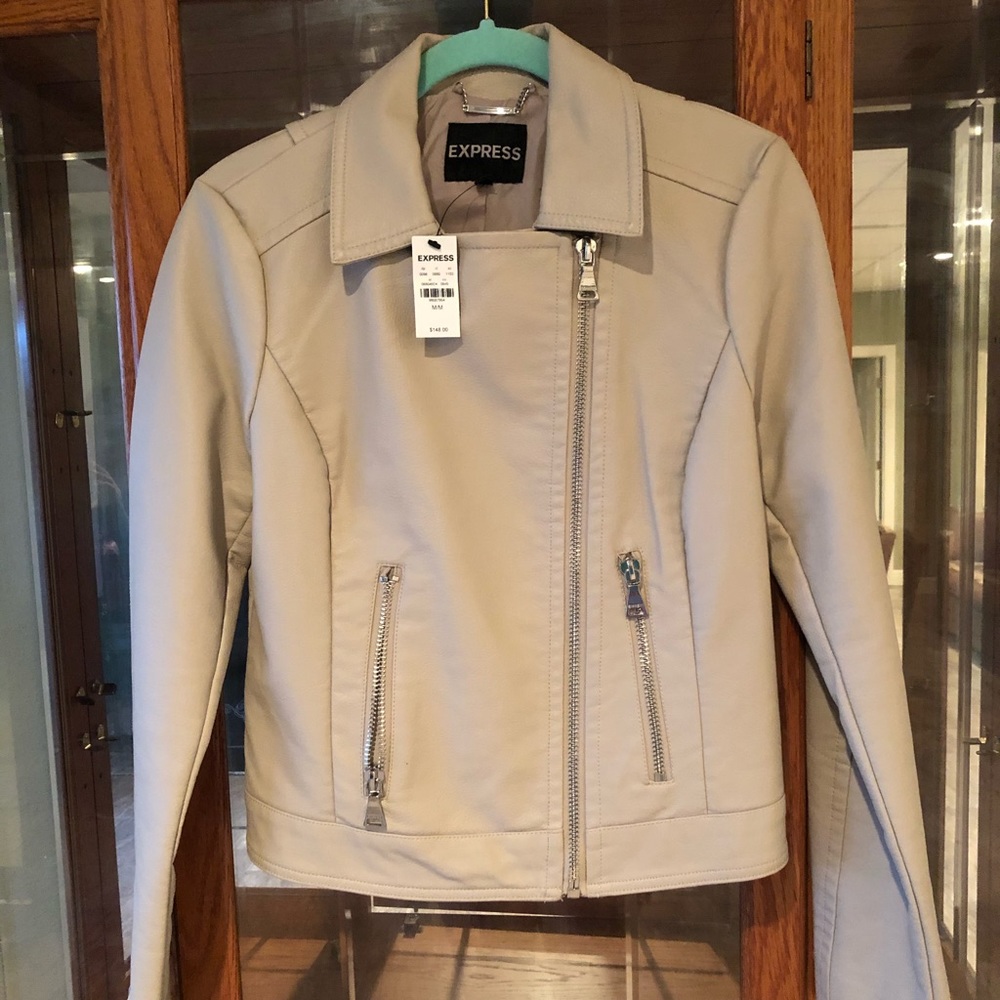 NWT EXPRESS Minus the Leather Tan Jacket